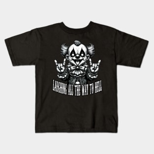 Cute Creepy Satanic Clown Kids T-Shirt